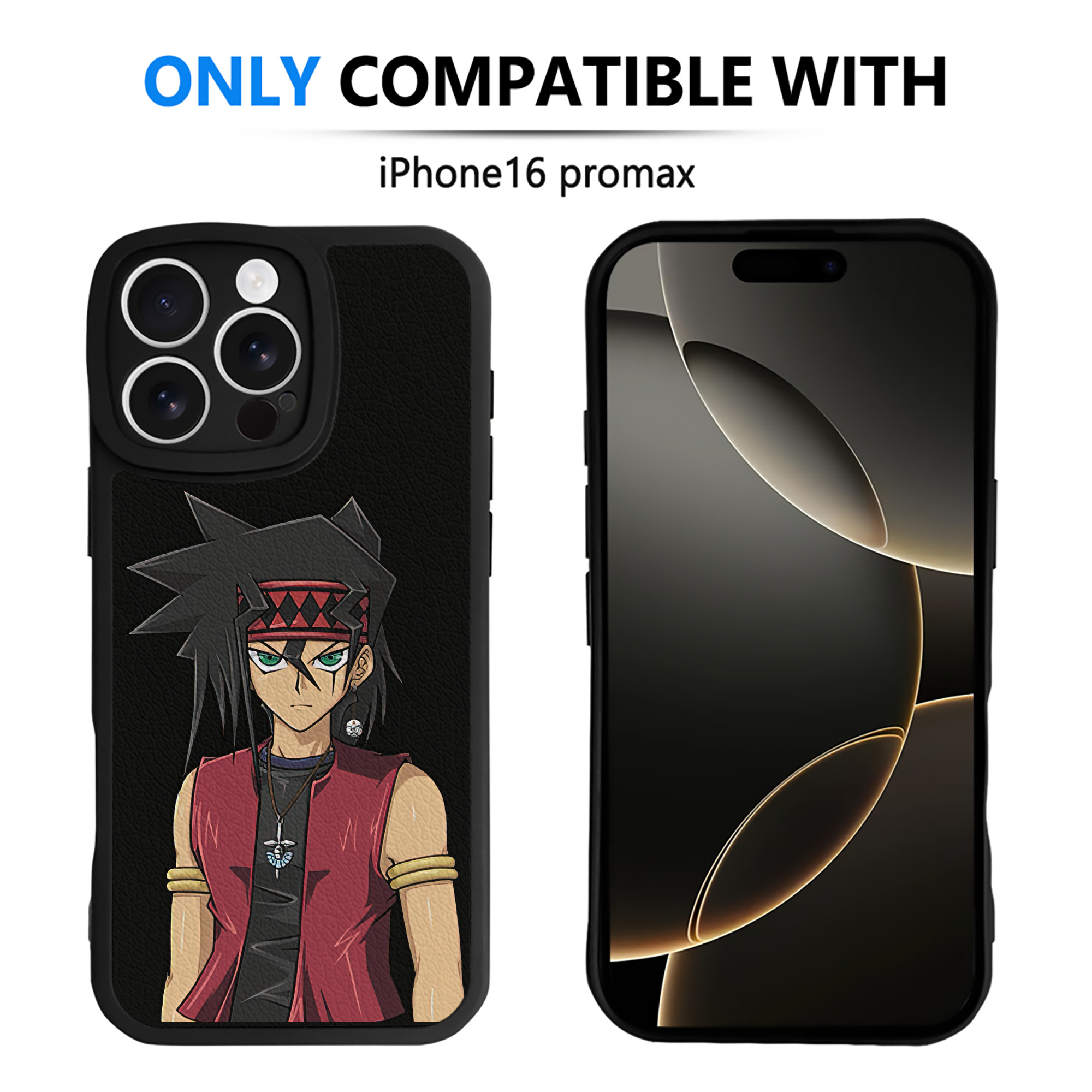遊☆戯☆王 Yu-Gi-Oh! 【iPhone 16シリーズ対応】シリコンスマホケース（レザー調） 材質：シリコン